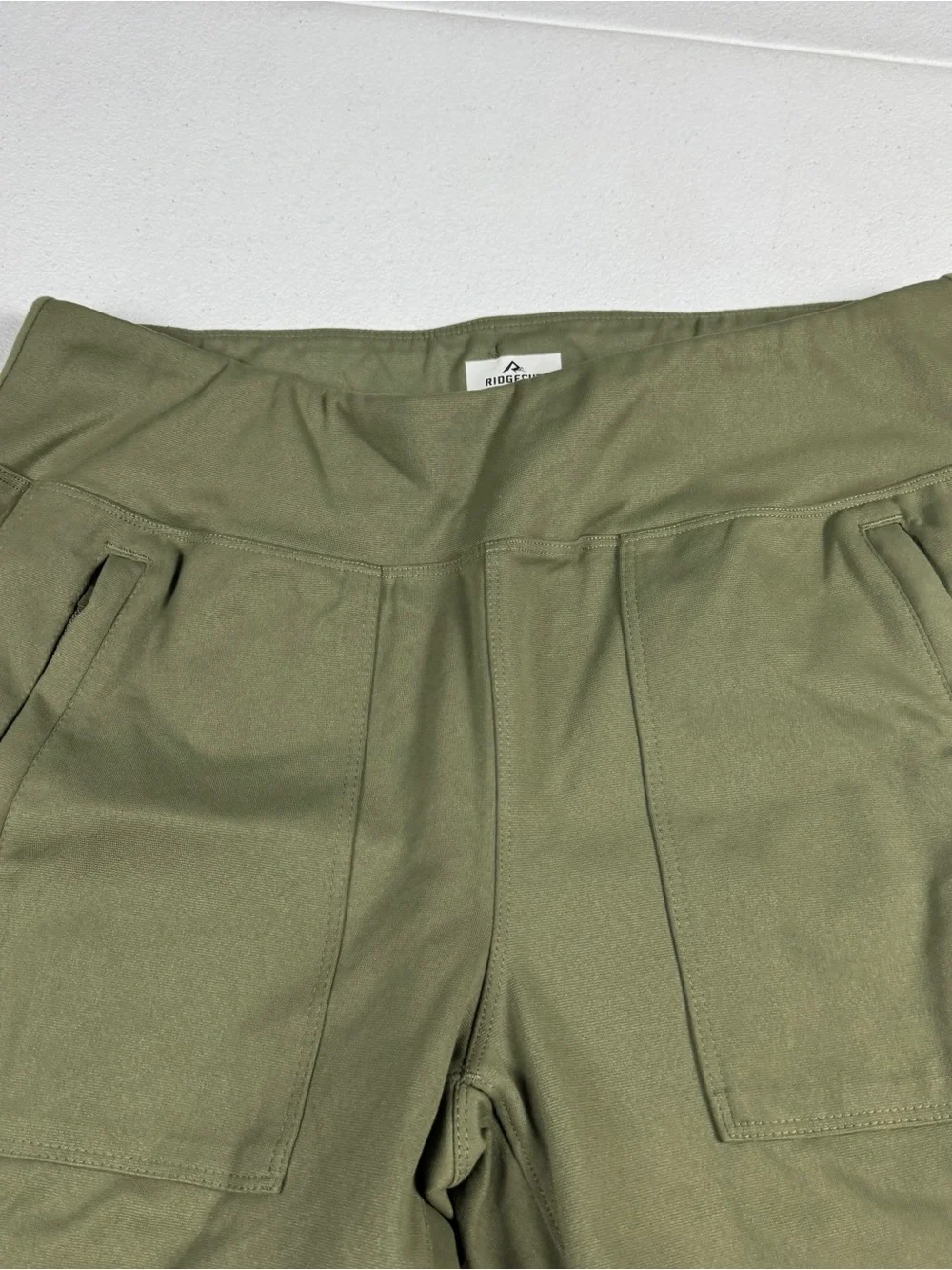 Ridgecut Toughwear Pull On Pants Womens Size‎ M Medium Olive Green
